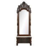 Continental Mahogany Pier Mirror