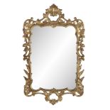 Louis XV-Style Giltwood Mirror