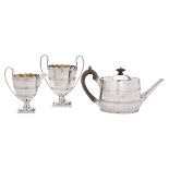 Unusual George III Sterling Silver Tea Set