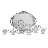 7 Piece "Francis I" Sterling Coffee & Tea Set