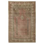 Antique Turkish Kula Prayer Carpet