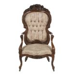 American Rosewood "Henry Clay" Armchair