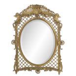 French Fin de Siecle Giltwood Mirror