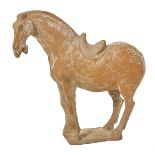 Chinese Tang-Style Terracotta Model of a Horse