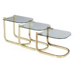 Trio of Nesting Tables, After Milo Baughman