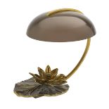 Bronze Lily Pad Desk Lamp