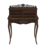 American Rosewood Lady's Desk/Game Table