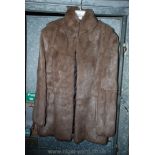 A ladies short fur Jacket,