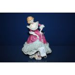 A Royal Doulton figure, Annette, a/f.