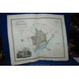 An original Greenwood map of Monmouthshire.