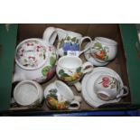 A quantity of Portmeirion ''Pomona' including teapot and cups,
