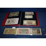 A quantity of Banknotes including Canadian dollars,