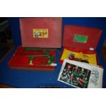 A Meccano set 6 and set 6 A accessory outfit, in original boxes.