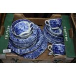 A quantity of Abbey china including a trifle bowl and dishes,