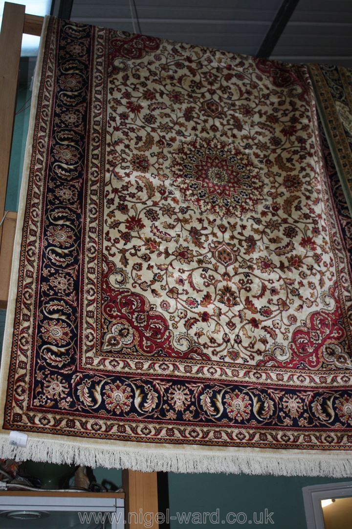 A beige ground Keshan Carpet, 2.3 x 1. - Image 2 of 2