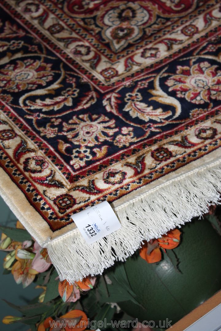 A beige ground Keshan Carpet, 2.3 x 1.