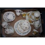 A quantity of part Teasets including Regency, Royal Albert,