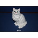 A Beswick model of a white Persian cat, no.
