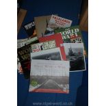 A quantity of War books including; The World War 1 album, Desert Storm The Gulf War,