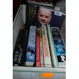 Miscellaneous books including; Jeffrey Archer, John Peel Gardening, etc.