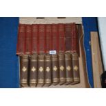 9 volumes of the history of Scotland and 8 volumes of Wilson's tales of the Borders.