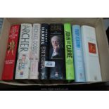 8 books to include; John Le Carre, Robert Harris enigma, Paddy Ashdown Game of Spies etc.