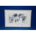 A pen and Ink illustration signed Crowther,