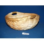 A Royal Worcester basket weave bowl.