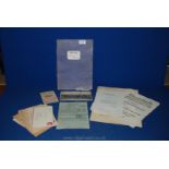A quantity of German documents, circa 1938-1946 including telegrams, letters from the front,