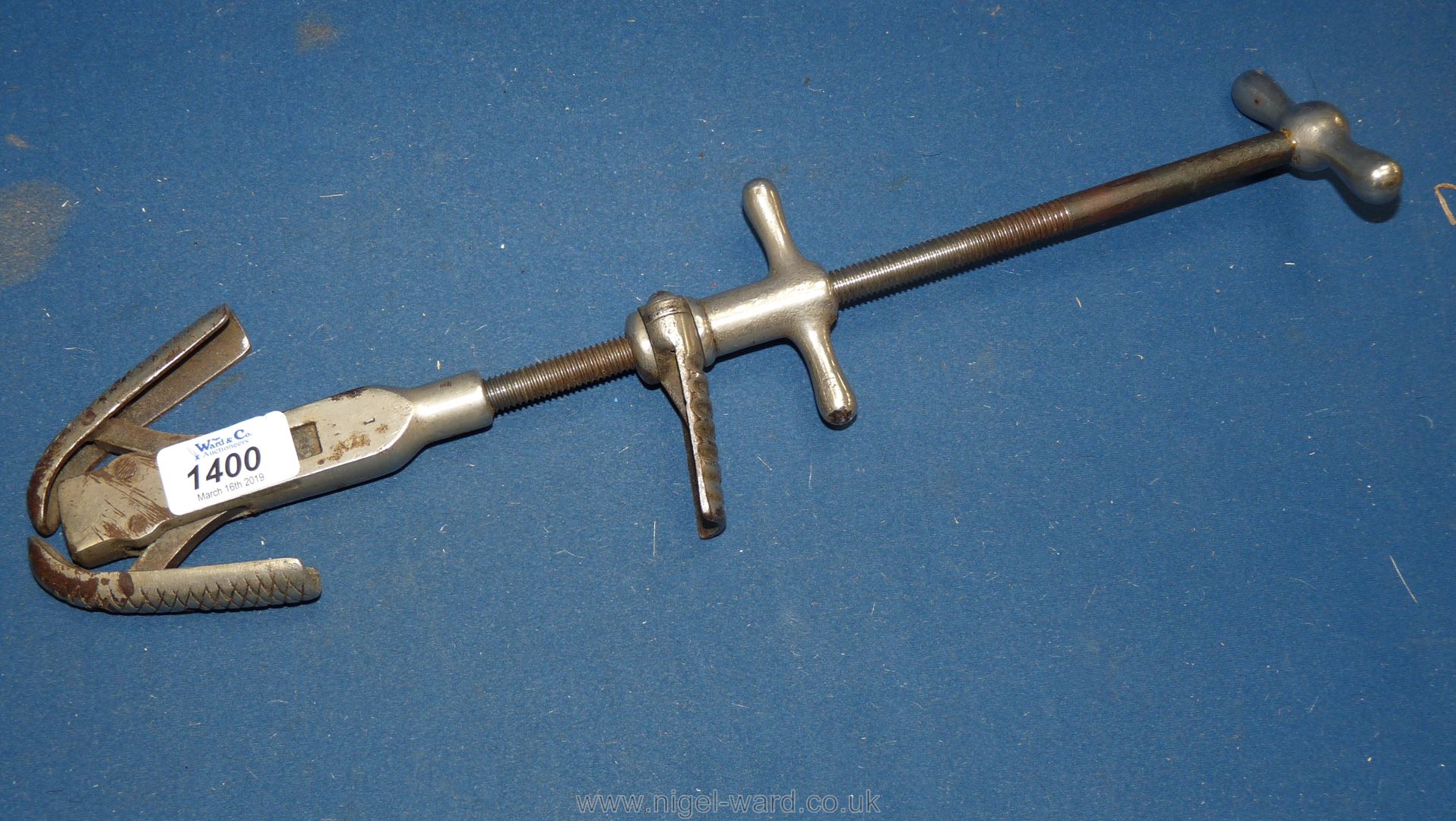 A vintage screw action Shoe Stretcher,