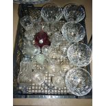 Five Royal Brierley champagne saucers,