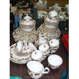 A quantity of Duchess Westminster pattern dinner and tea services; dinner plates, sweet plates,