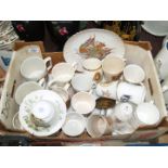 A quantity of Royal and other commemorative china including Edward VIII, George V, Elizabeth II,