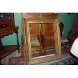 A heavy gilt gesso picture Frame suitable for a picture or a mirror glass 40'' x 32'' approx.