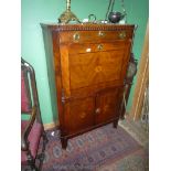 A fine old Biedermeier type Continental Mahogany Bureau,