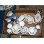 A quantity of miscellaneous china including; Sadler teapots, Paragon teapot, graduated jugs, Myotts,