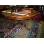 A good Victorian Mahogany snap-top Dining Table,