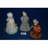 A collectable vintage Diana Freeman figure of Mice.