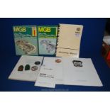 a quantity of miscellaneous including; an Austin Healey Frogeye sprite factory workshop manual,