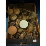 A box of 1970's Trenar pottery