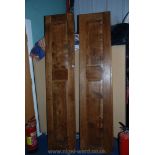 A set of four Oak raised and fielded panelled Doors, each 18 1/4'' x 83'' high approx.