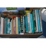 A box of railway books
