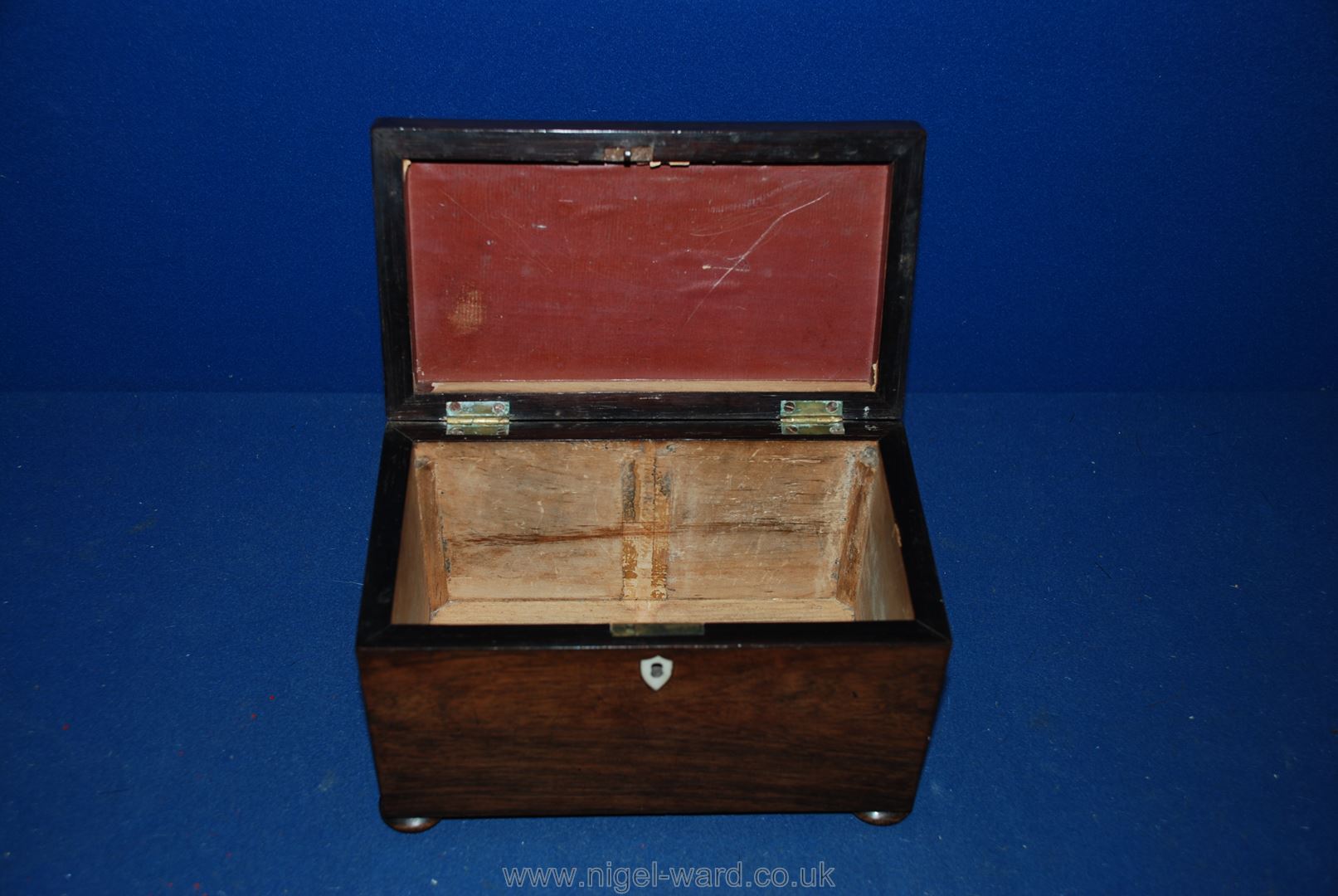 A Rosewood 19th c. - Image 2 of 2