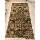 A hand-made Bakhtiar, ''55 houses'' Carpet in beige,