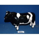 A Beswick Friesian bull.