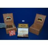 A quantity of Jamaica Cigars in a box, a pack of Benson & Hedges Super Virginia Cigarettes,