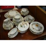 A good quality of Royal Worcester 'Larchmont' Dinnerware including dinner, breakfast,