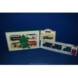 A small quantity of boxed vintage model cars including Days Gone By, R.A.F Ground Crew, etc.