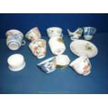 A quantity of oriental porcelain including chinoiserie scenes, all a/f.