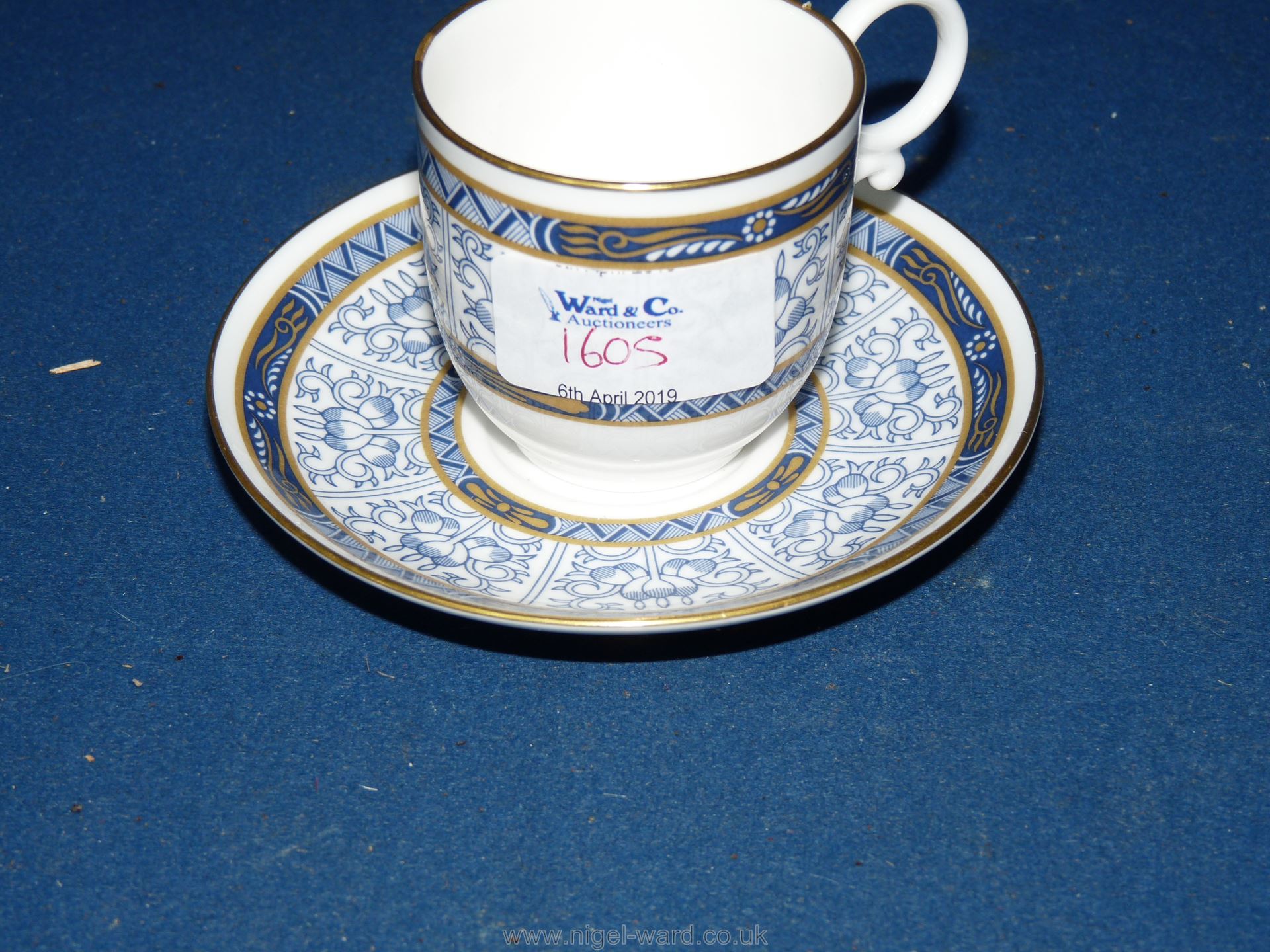 A quantity of Royal Worcester cups and saucers plus others - Image 10 of 14